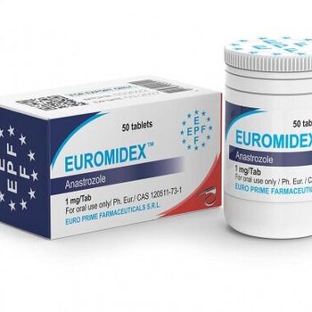 Euromidex (EPF АНАСТРАЗОЛ) 1мг/таб - цена за 50таб