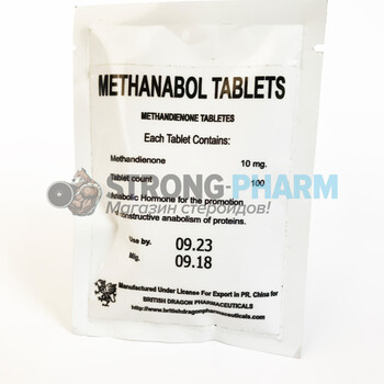 Купить Methanabol (100 таблеток по 10 мг) в Москве от British Dragon