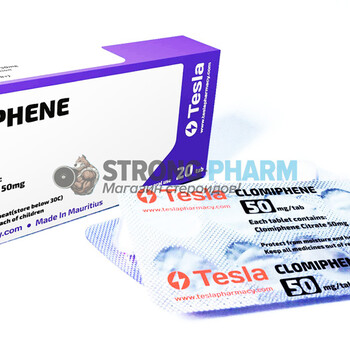 Купить Clomiphene (10 таблеток по 50 мг) в Москве от Tesla Pharmacy