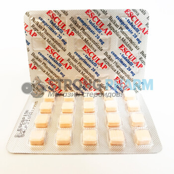 Купить Esculap (20 таблеток по 20 мг) в Москве от Balkan Pharma