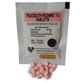 Trijodothyronine (BritishDragonPharm) 50мкг\таб - цена за 30 таблеток