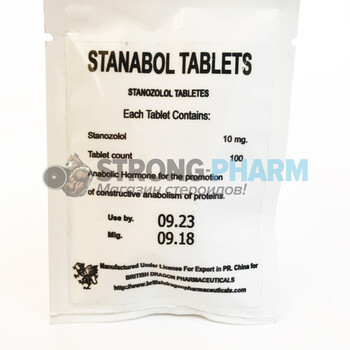 Купить Stanabol (100 таблеток по 10 мг) в Москве от British Dragon