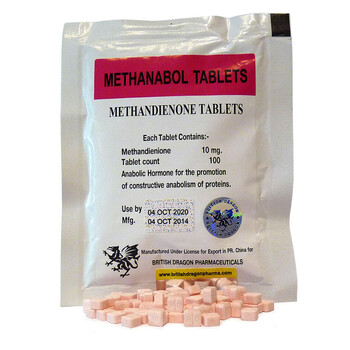 Methanabol (BritishDragonPharm) 10мг\таб - цена за 100 таблеток