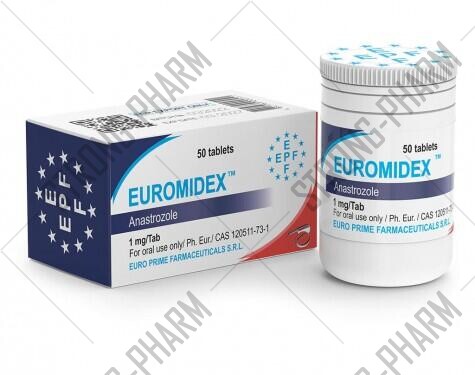 Euromidex (EPF АНАСТРАЗОЛ) 1мг/таб - цена за 50таб